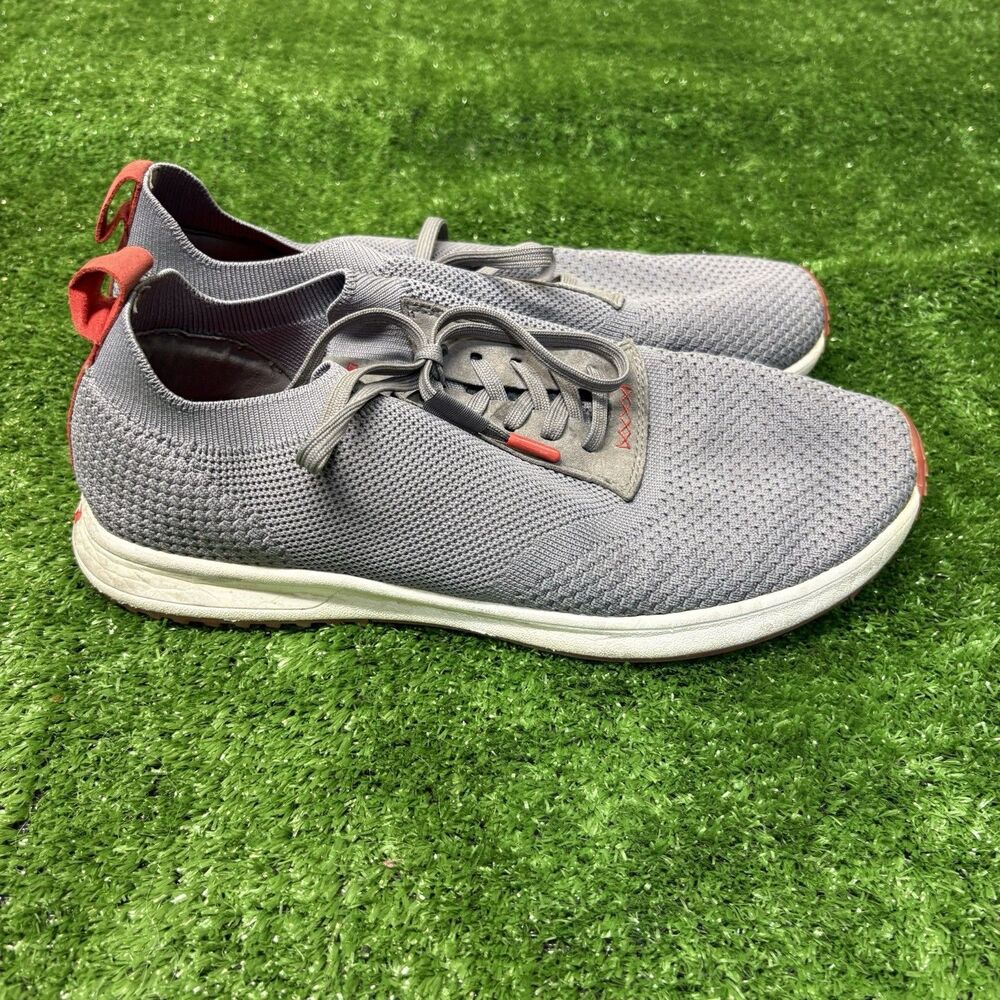 True Linkswear Men's Size 12 True Knit II Gray Golf Shoes Lace Up Sneakers